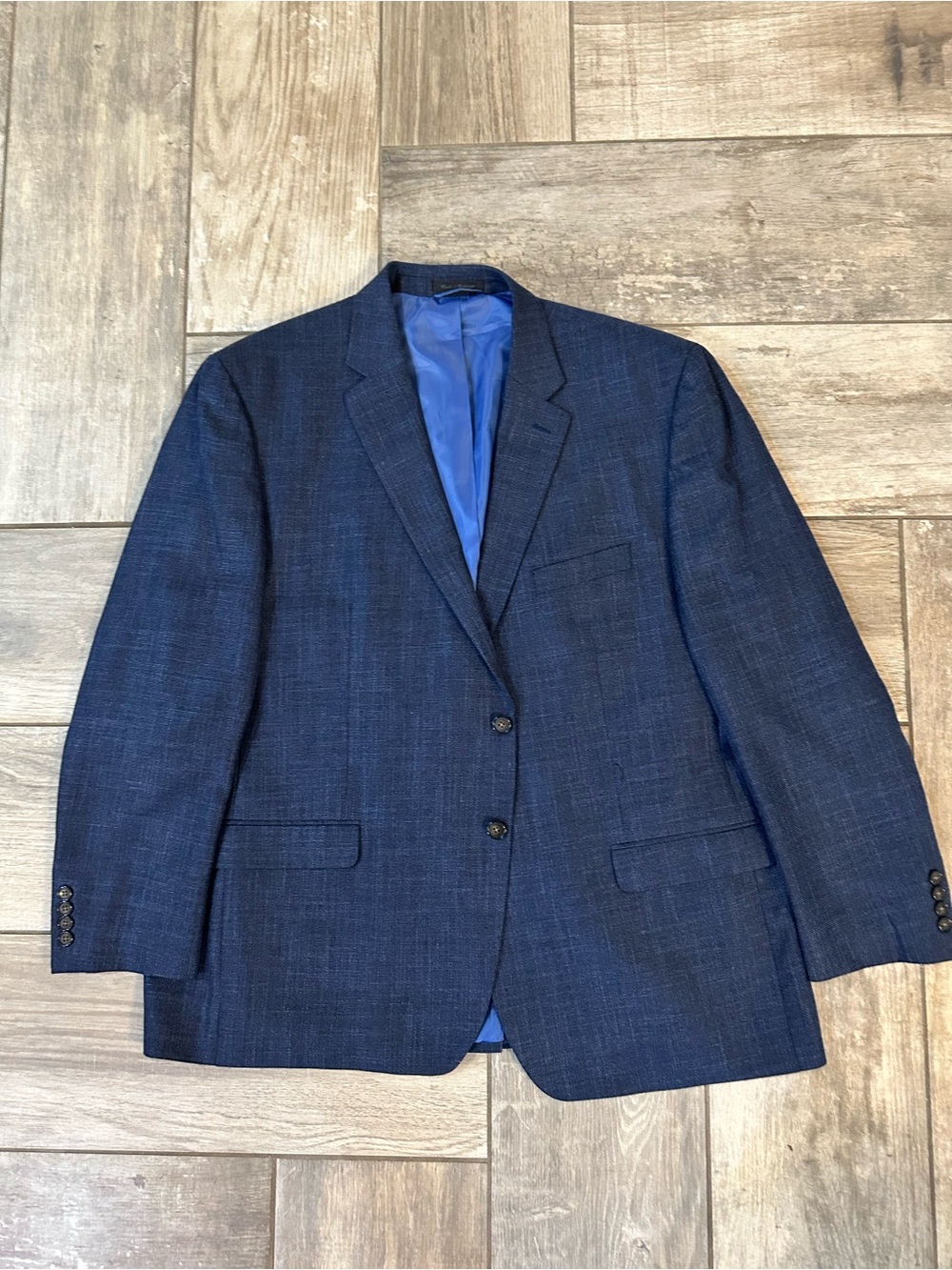 CHAPS Blue Plaid 52L Sports Jacket